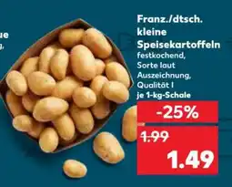 Kaufland Franz./dtsch. kleine Speisekartoffeln Angebot