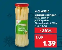 Kaufland K-CLASSIC Spargelstangen Angebot