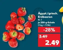 Kaufland Ägypt./griech. Erdbeeren Angebot