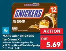 Kaufland MARS oder SNICKERS Ice Cream XL Angebot