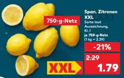 Kaufland Span. Zitronen XXL Angebot