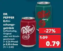Kaufland DR. PEPPER Erfrischungsgetränk Angebot