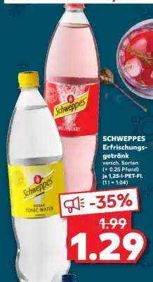Kaufland SCHWEPPES Erfrischungsgetränk Angebot