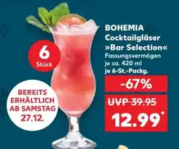 Kaufland BOHEMIA Cocktailgläser Bar Selection Angebot
