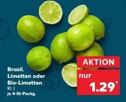 Kaufland Brasil. Limetten oder Bio-Limetten Angebot