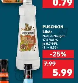 Kaufland PUSCHKIN Likör Angebot