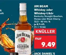 Kaufland JIM BEAM Whiskey oder Whiskey-Likör Angebot