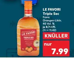 Kaufland Le Favori Triple Sec Angebot
