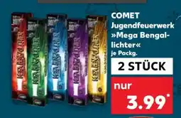 Kaufland COMET Jugendfeuerwerk Mega Bengallichter Angebot