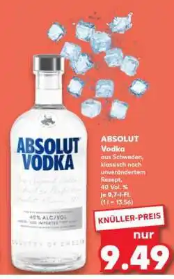 Kaufland Absolut Vodka Angebot