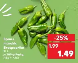 Kaufland Span./marokk. Bratpaprika Angebot