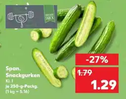 Kaufland Span. Snackgurken Angebot