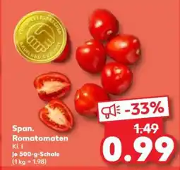 Kaufland Span. Romatomaten Angebot