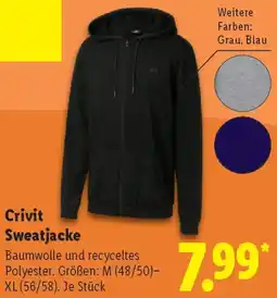 Lidl Crivit Sweatjacke Angebot
