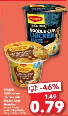 Kaufland Maggi 5 Minuten Terrine oder Magic Asia Noodles Angebot