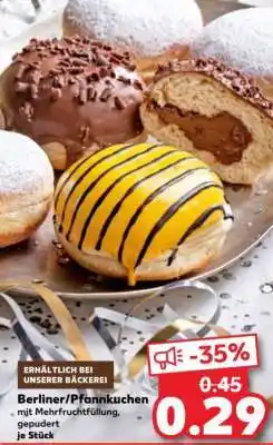 Kaufland Berliner/ Pfannkuchen Angebot