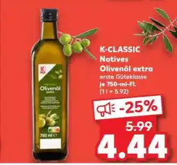 Kaufland K-CLASSIC Natives Olivenöl extra Angebot
