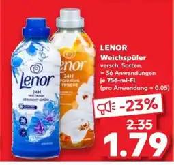 Kaufland Lenor Weichspüler Angebot