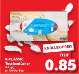 Kaufland K-CLASSIC Taschentücher Angebot
