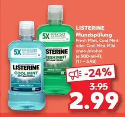 Kaufland LISTERINE Mundspülung Angebot
