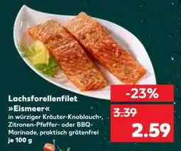Kaufland Lachsforellenfilet Eismeer Angebot