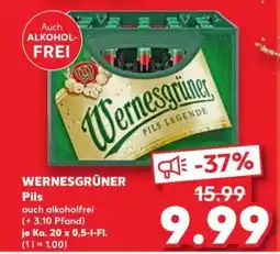 Kaufland WERNESGRÜNER Pils Angebot