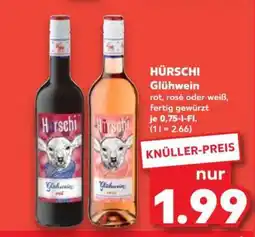 Kaufland HÜRSCHI Glühwein Angebot