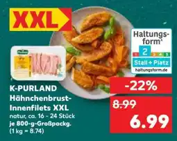 Kaufland K-PURLAND Hähnchenbrust-Innenfilets XXL Angebot