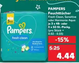 Kaufland PAMPERS Feuchttücher Angebot