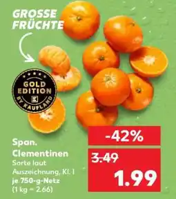 Kaufland Span. Clementinen Angebot