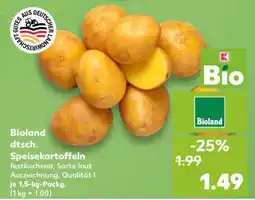 Kaufland Bioland dtsch. Speisekartoffeln Angebot