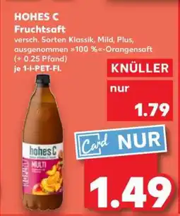 Kaufland HOHES C Fruchtsaft Angebot