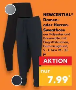 Kaufland NEWCENTIAL Damen- oder Herren-Sweathose Angebot