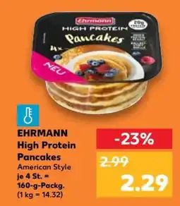 Kaufland EHRMANN High Protein Pancakes Angebot