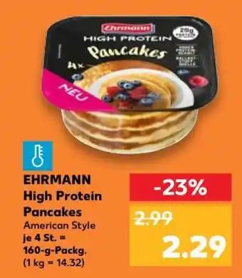 Kaufland EHRMANN High Protein Pancakes Angebot