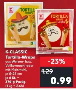 Kaufland K-CLASSIC Tortilla-Wraps Angebot