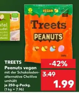 Kaufland Treets Peanuts Vegan Angebot