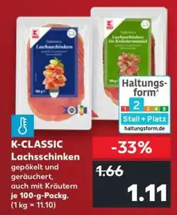 Kaufland K-CLASSIC Lachsschinken Angebot