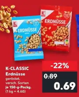 Kaufland K-CLASSIC Erdnüsse Angebot