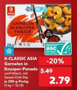 Kaufland K-CLASSIC ASIA Garnelen in Knusper-Panade Angebot