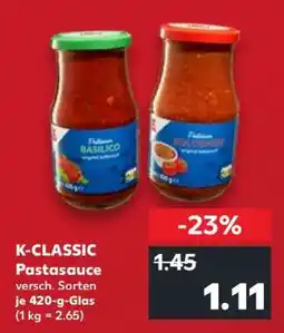 Kaufland K-CLASSIC Pastasauce Angebot