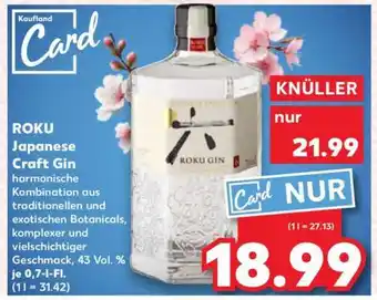 Kaufland Roku Japanese Craft Gin Angebot