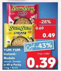 Kaufland YUM YUM Instant-Nudeln Angebot