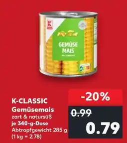 Kaufland K-CLASSIC Gemüsemais Angebot