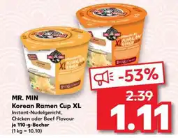 Kaufland MR. MIN Korean Ramen Cup XL Angebot