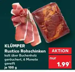 Kaufland KLÜMPER Rustico Rohschinken Angebot
