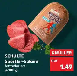 Kaufland SCHULTE Sportler-Salami Angebot