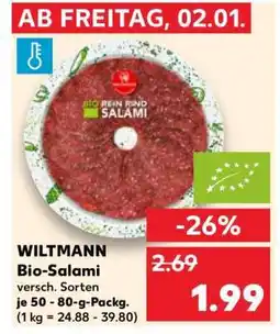 Kaufland Wiltmann Bio Salami Angebot