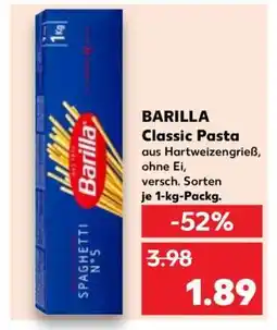 Kaufland BARILLA Classic Pasta Angebot
