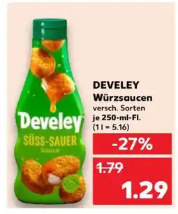 Kaufland DEVELEY Würzsaucen Angebot